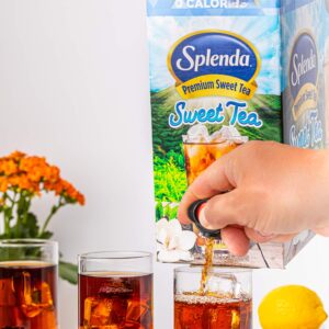 SPLENDA Premium Sweet Tea On Tap, 1 Gallon Bag In Box Ready to Drink Liquid, Sweet Tea, 128 Fl Oz