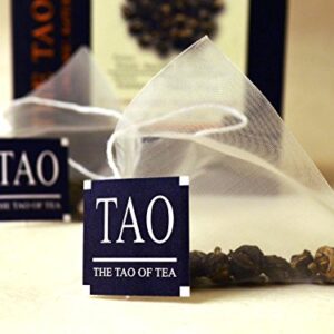 The Tao of Tea Jasmine Pearls Box Pyramid Sachets, 1.05 Ounce, Box of 15 Sachets