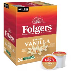 Folgers Gourmet Selections Vanilla Biscotti Coffee K-Cups ( 2 Pack x 24 K-cups)