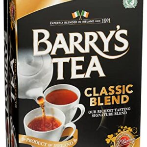 Barry's Tea Bags, Classic Blend, 80 Count, 8.8 Oz, (00102506)