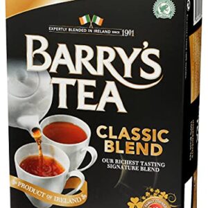 Barry's Tea Bags, Classic Blend, 80 Count, 8.8 Oz, (00102506)