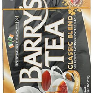 Barry's Tea Bags, Classic Blend, 80 Count, 8.8 Oz, (00102506)