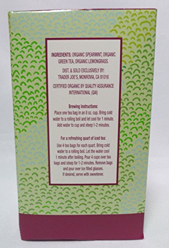 Trader Joe's Moroccan Mint Green Tea (Pack of 2)