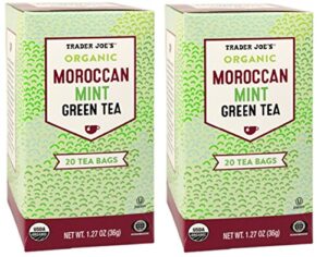 trader joe's moroccan mint green tea (pack of 2)