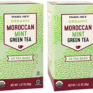 Trader Joe's Moroccan Mint Green Tea (Pack of 2)