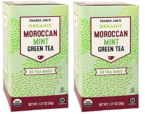 Trader Joe's Moroccan Mint Green Tea (Pack of 2)