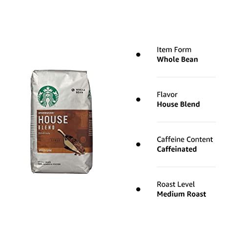 Starbucks House Blend Whole Bean Coffee (40 Ounce) (2 Pack)