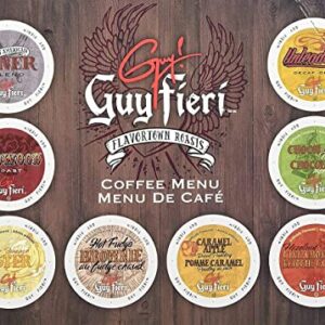 Guy Fieri Flavortown Coffee Pods, Bananas Foster Flavored Coffee, Medium Roast Coffee for Keurig K Cups Machines, Single Serve Coffee Pods, 24 Count