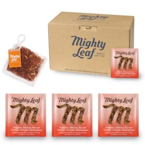 mighty leaf tea organic african nectar - 100 ct