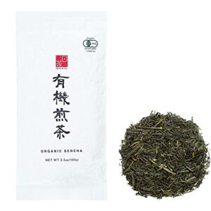 ocha & co. organic sencha - loose leaf japanese green tea - high grade sencha green tea - mild, rich & refreshing premium tea, 100g/3.5oz.