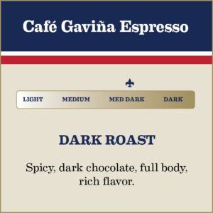 Café Gaviña Espresso Roast, Fine Ground Coffee (6 x 10 Ounce Bricks)