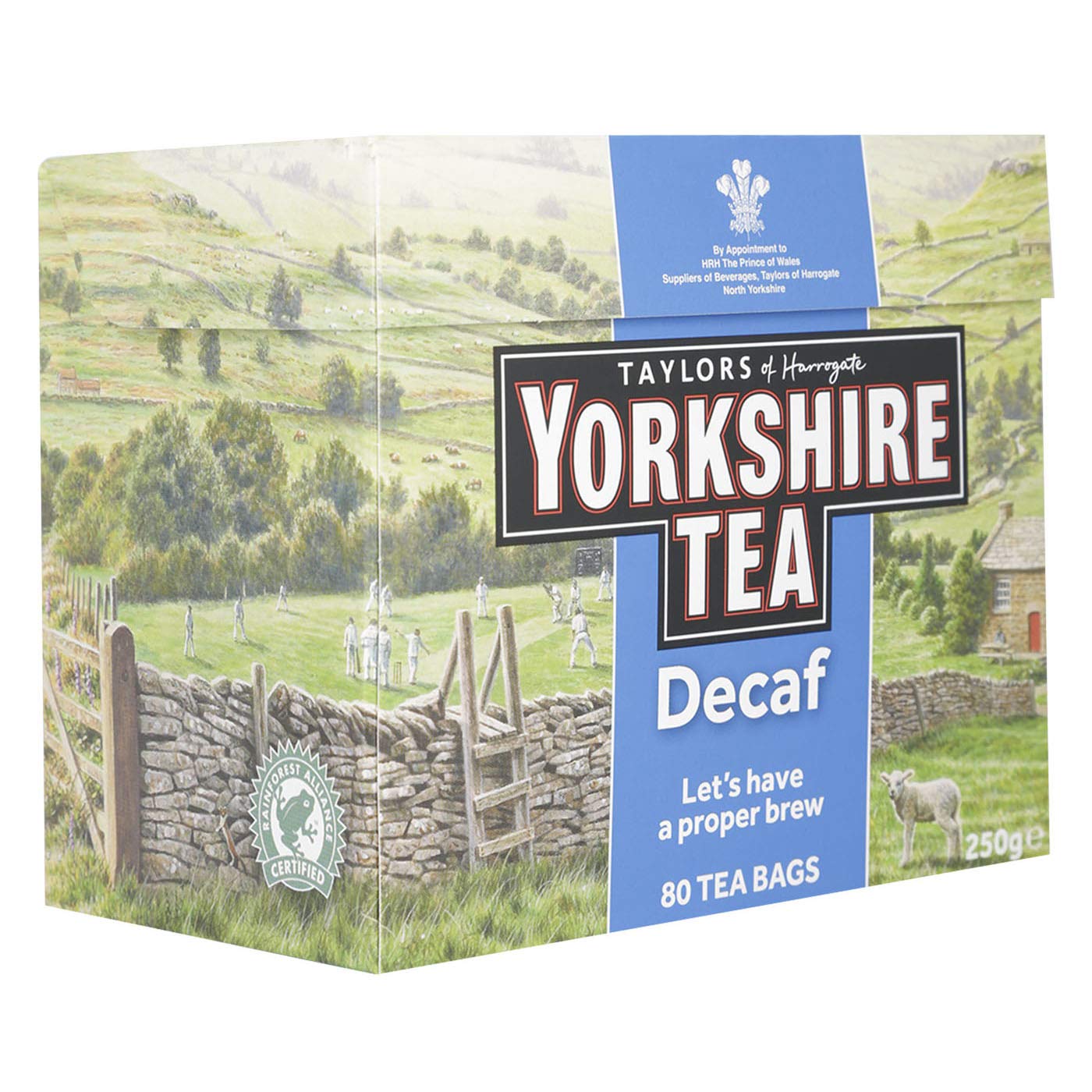 Yorkshire Decaffeinated Tea, 80 Teabags