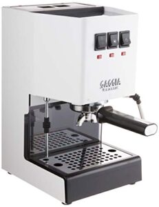 gaggia ri9380/48 classic evo pro espresso machine, polar white, small