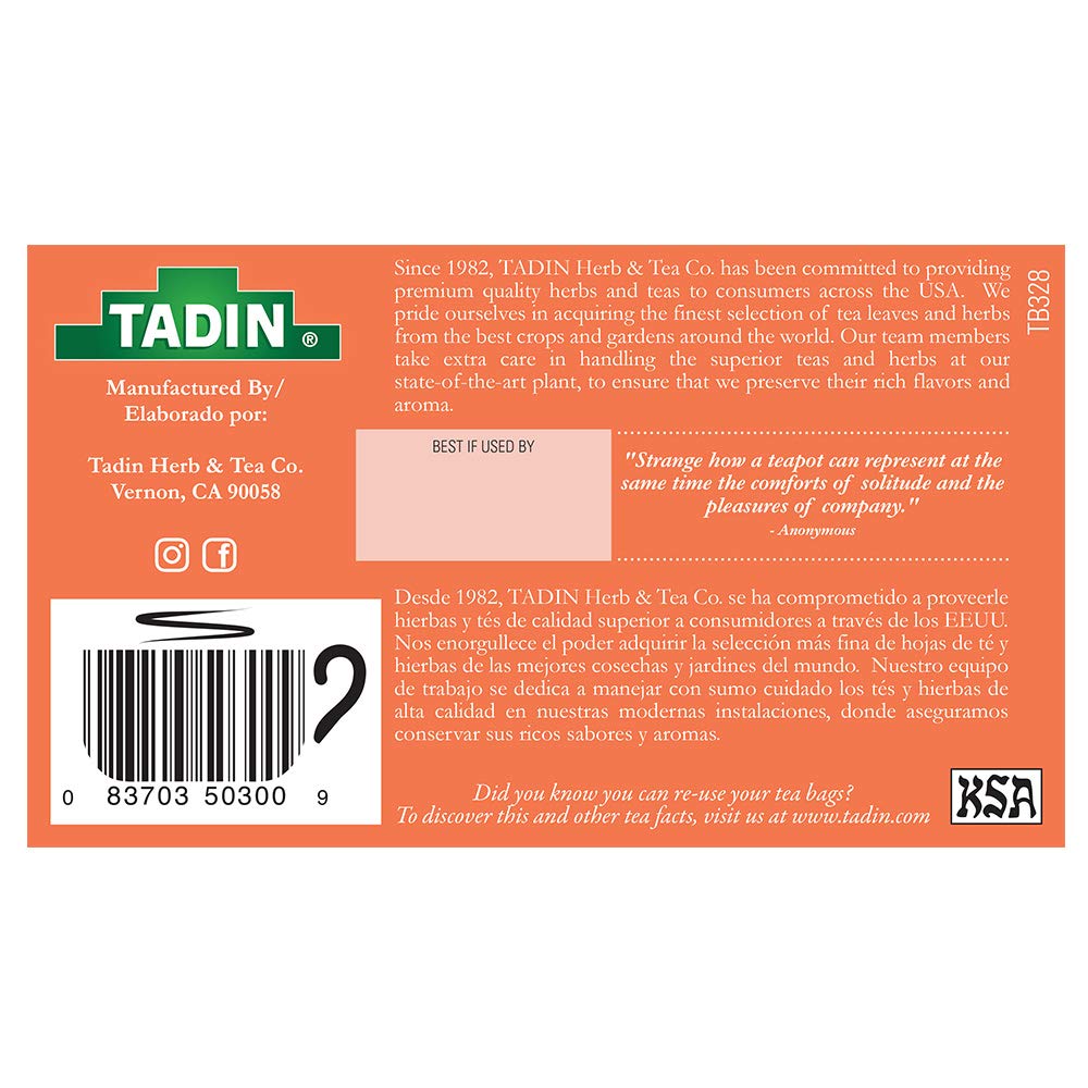 Tadin Tea, Cola De Caballo (Shave Grass) Tea, 24-count Tea Bags