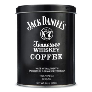 parkway distributors jack daniel’s tennessee ground coffee 8.8 oz – medium roast, infused with authentic jack daniel's, non-alcoholic, bundled with a pd safe ship bag