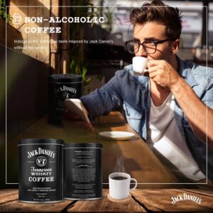 Parkway Distributors Jack Daniel’s Tennessee Ground Coffee 8.8 oz – Medium Roast, Infused with Authentic Jack Daniel's, Non-Alcoholic, Bundled with a PD Safe Ship Bag