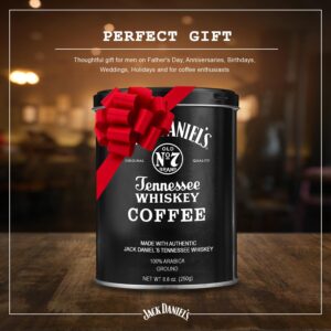 Parkway Distributors Jack Daniel’s Tennessee Ground Coffee 8.8 oz – Medium Roast, Infused with Authentic Jack Daniel's, Non-Alcoholic, Bundled with a PD Safe Ship Bag