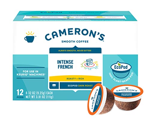 Cameron's Coffee Single Serve Pods, Intense French, 12 Count (Pack of 1)