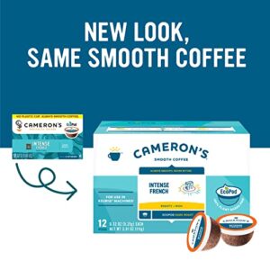 Cameron's Coffee Single Serve Pods, Intense French, 12 Count (Pack of 1)