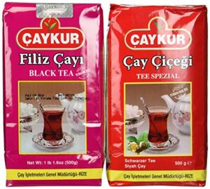turkish black tea duo by caykur - filiz & caycicegi