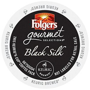 folgers gourmet selections black silk k-cups (24 count)