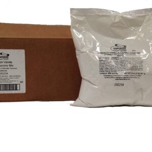 Superior French Vanilla Cappuccino Mix (6 bags/2 lbs each)