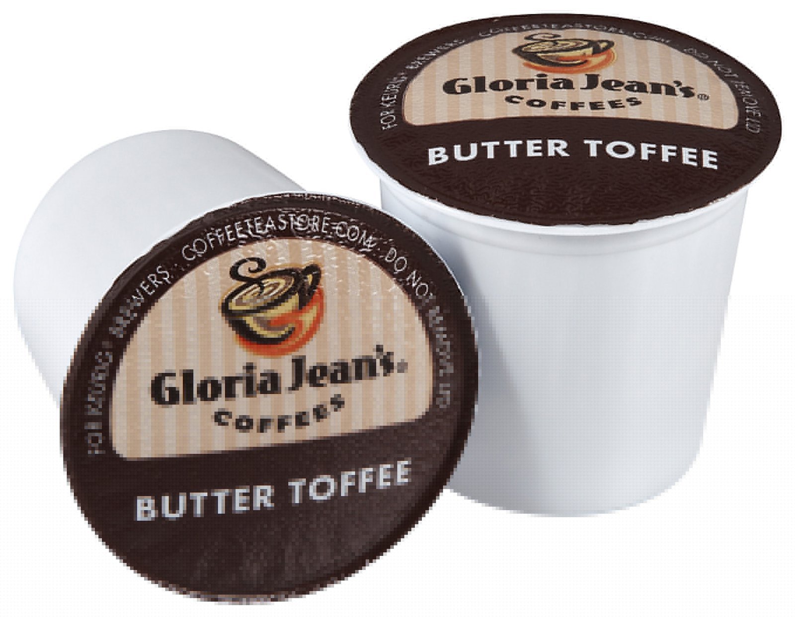 Gloria Jeans Coffees, Butter Toffee, 24 ct K-Cups for Keurig Brewers, 2 pk