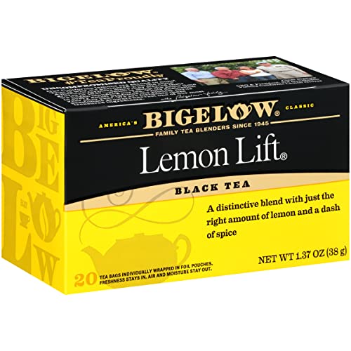 Bigelow, Black Tea, Lemon Lift, 20 Tea Bags, 1.37 oz (38 g)