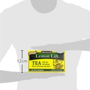 Bigelow, Black Tea, Lemon Lift, 20 Tea Bags, 1.37 oz (38 g)