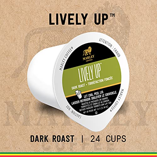 Marley Coffee Variety Pack, Fairtrade Certified Coffee, Keurig K-Cup Brewer Compatible Pods, 12 Count (Pack of 6)