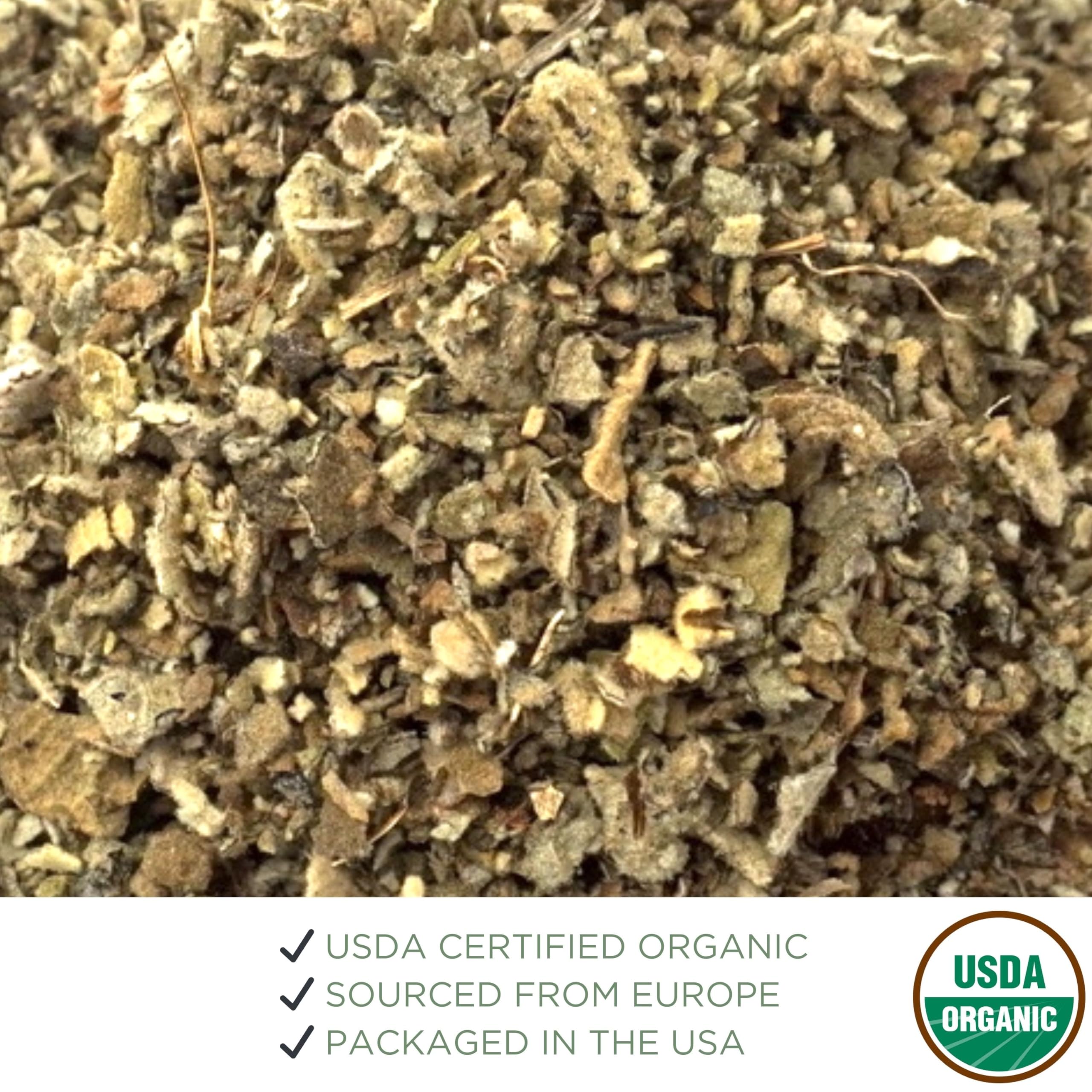 Organic Mullein Leaf 2 oz. (57g), USDA Certified Organic Mullein Leaf Tea, Mullen Leaves, Mullin Leaf, Mullein Smoking Herb, Mullein Organic Tea, Mullien Leaf, Cut & Sifted