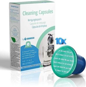 nespresso cleaning pods - 10 cleaning capsules for nespresso original machines. cleaning kit for better tasting coffee!