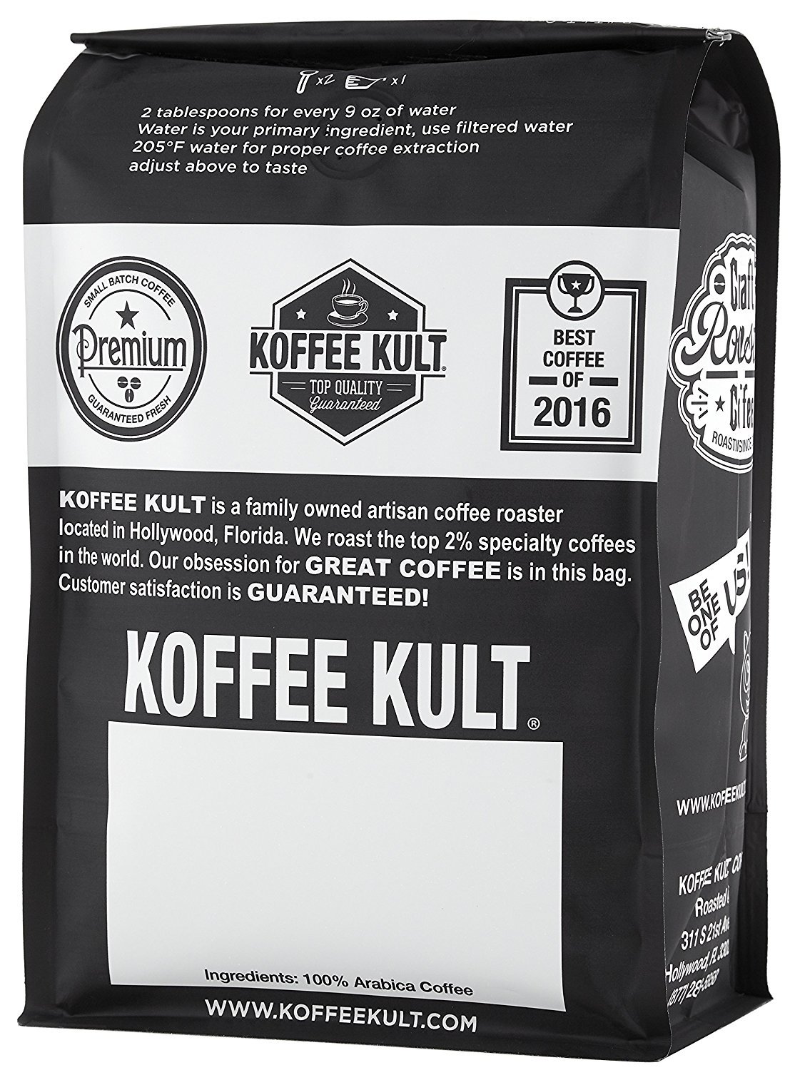 Koffee Kult Colombian Medium Roast Coffee Beans 100% Single Origin Colombia Arabica Whole Bean (Whole Bean, 32oz)