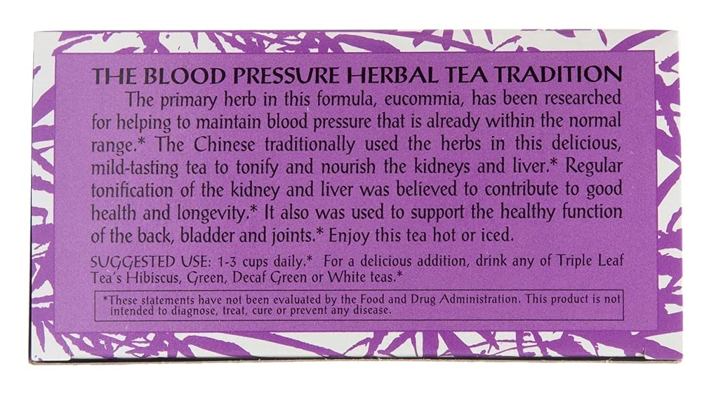 Triple Leaf Tea Blood Pressure