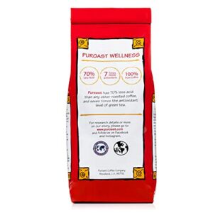 Puroast Low Acid Whole Bean Coffee, Premium House Blend, High Antioxidant, Caffeinated, 2.2 Pound Bag, 1000 Gram