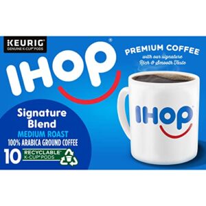 ihop medium roast signature blend keurig k-cup coffee pods, 10 ct box
