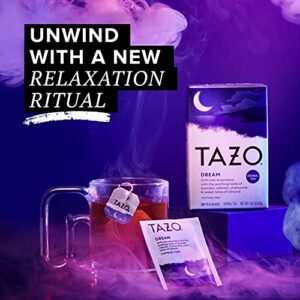 TAZO Dream Herbal Tea Bags, Nighttime Team, 20 Count (Pack of 6)