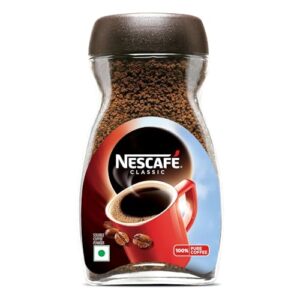 nescafe classic coffee, glass jar, 100g