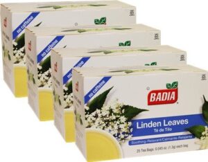 linden tea by badia 100 tea bags