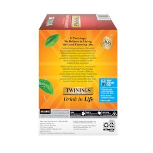 Twinings English Breakfast Tea Single Serve K-Cup Pods for Keurig, Caffeinated, Smooth, Flavourful, Robust Black Tea, 24 Count (Pack of 2)