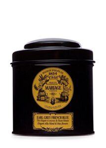 mariage freres. earl grey french blue 100g loose tea, tin caddy (1 pack)