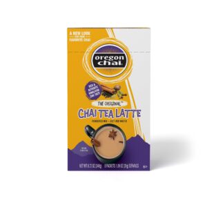 Oregon Chai Original Dry Chai Latte Mix, 8 Count (Pack of 1)