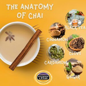 Oregon Chai Original Dry Chai Latte Mix, 8 Count (Pack of 1)