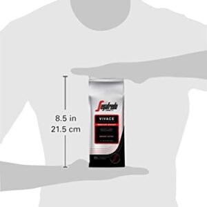 Segafredo Zanetti Ground Coffee, Vivace Medium Roast, Made with Arabica Beans, Vivacious and Balanced Flavor