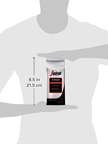 Segafredo Zanetti Ground Coffee, Vivace Medium Roast, Made with Arabica Beans, Vivacious and Balanced Flavor