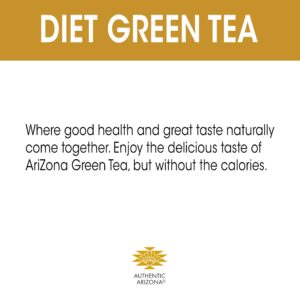 Arizona Premium Brewed Diet Green Tea, 16 Fl Oz (Pack of 12)