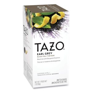 tazo 149899 tea bags, earl grey, 2 oz, 24/box