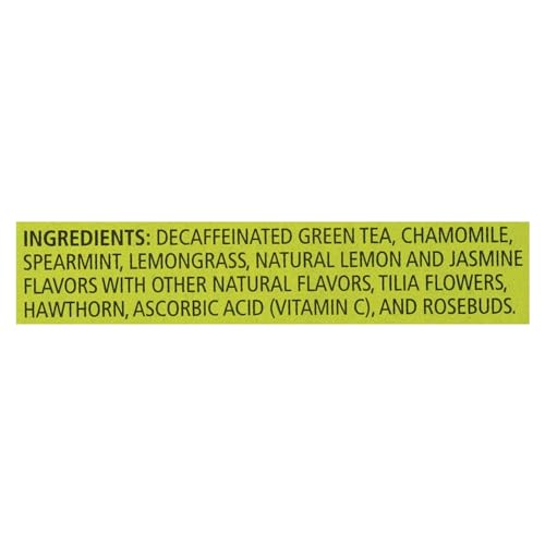 Celestial Seasonings Green Tea, Sleepytime Decaf Lemon Jasmine, Decaffeinated Sleep Tea, 20 Tea Bags (Pack of 6) (Packaging May Vary)