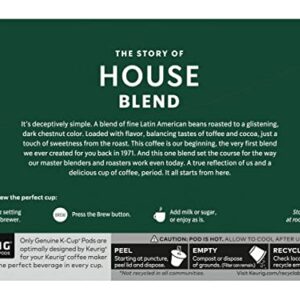 Starbucks Coffee Company Starbucks House Blend Coffee K-Cup Pods, Medium Roast Ground Coffee K-Cups for Keurig Brewing System, 100% Arabica Coffee, 10 CT K-Cups/Box (Pack of 2 Boxes)