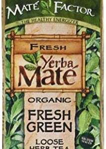 Mate Factor Organic Yerba Mate, Original Fresh Green, 12 Ounce